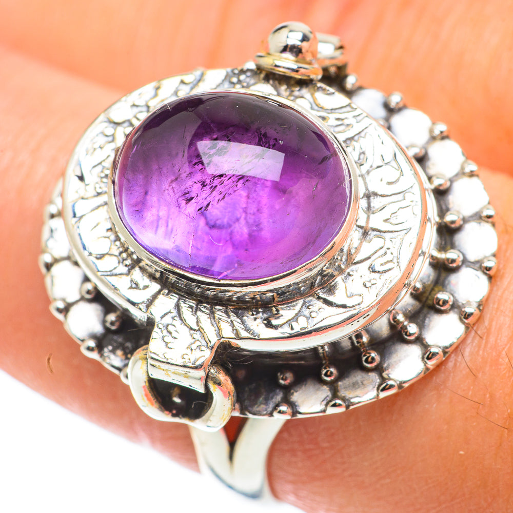 Amethyst Rings handcrafted by Anasilvercos - RING64146