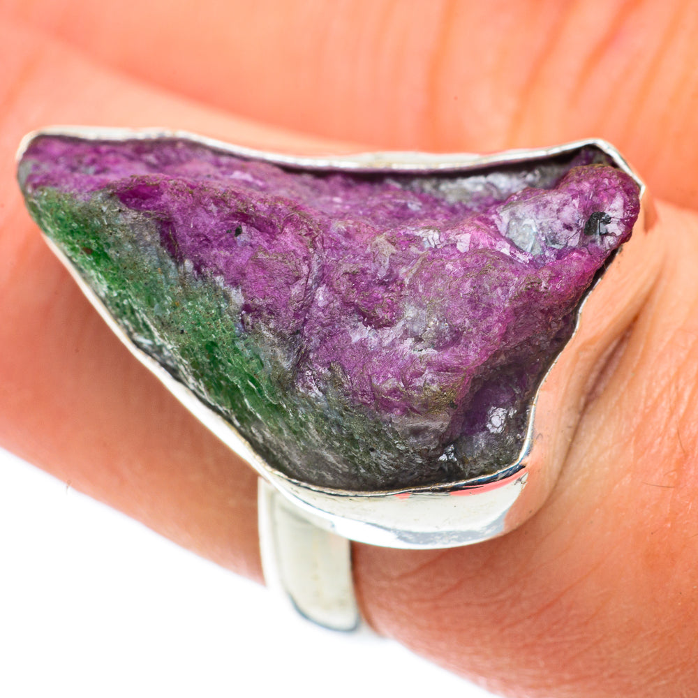 Ruby Zoisite Rings handcrafted by Anasilvercos - RING64153