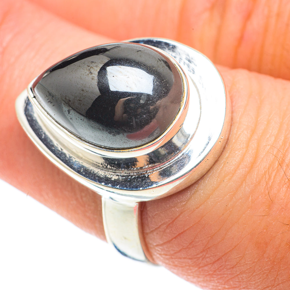 Hematite Rings handcrafted by Anasilvercos - RING64159
