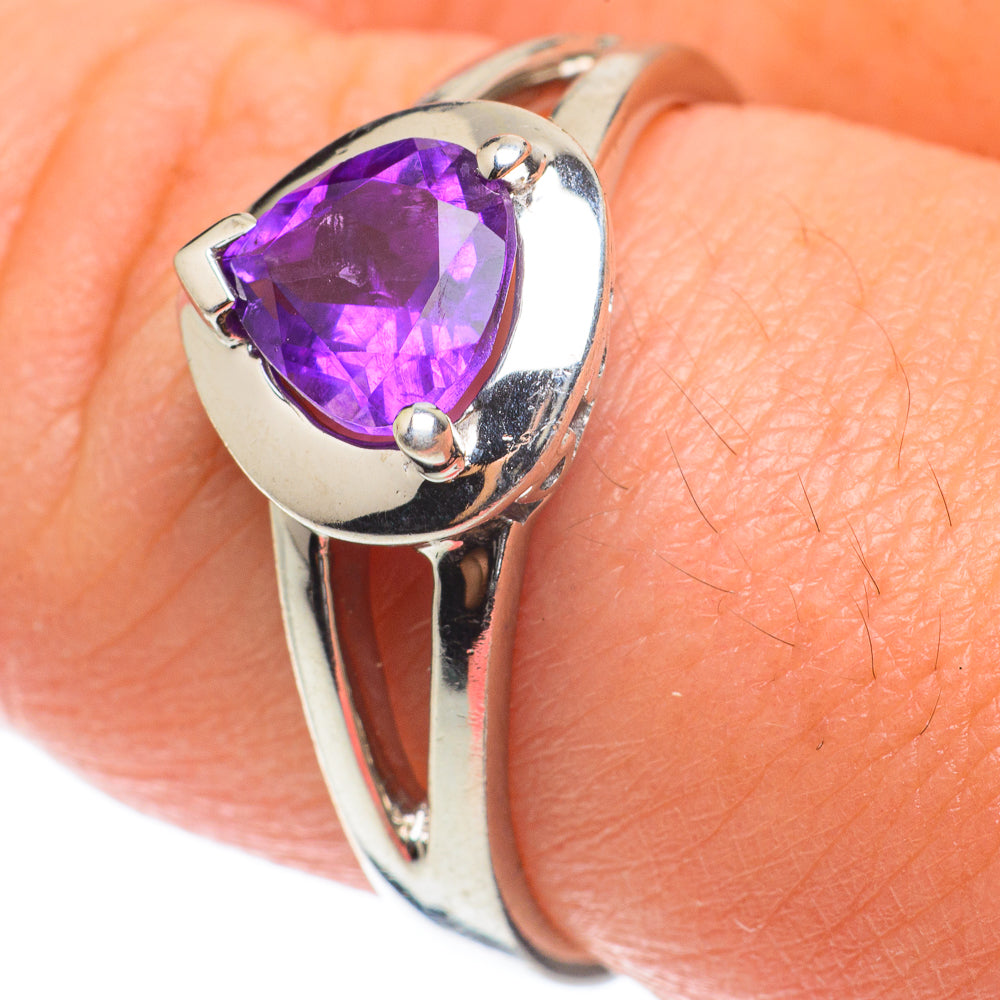Amethyst Rings handcrafted by Anasilvercos - RING64172