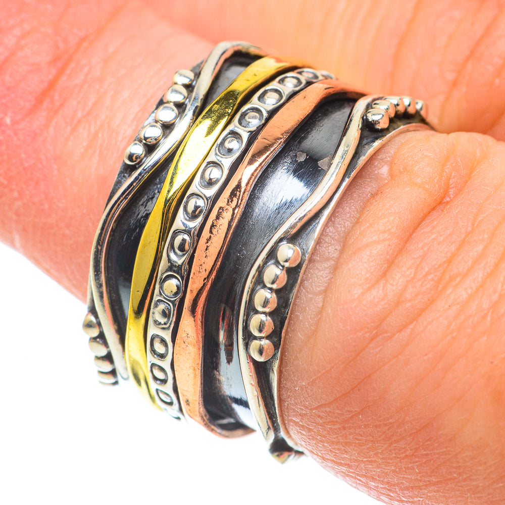 Meditation Spinner Rings handcrafted by Anasilvercos - RING64174