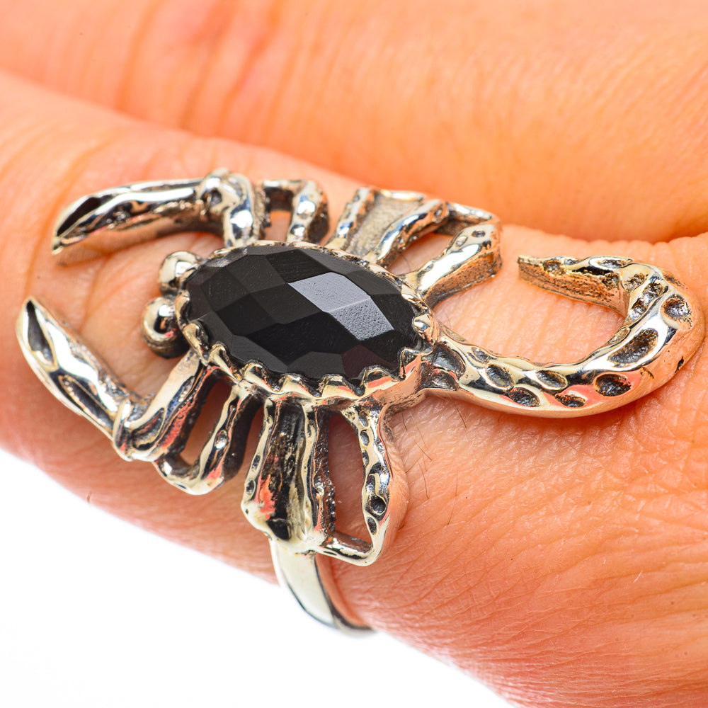 Black Onyx Rings handcrafted by Anasilvercos - RING64176