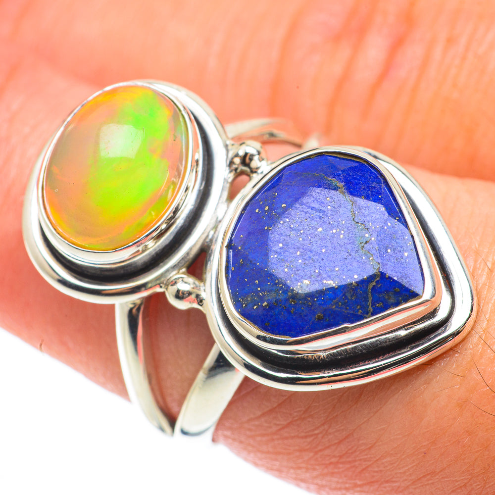 Lapis Lazuli Rings handcrafted by Anasilvercos - RING64181
