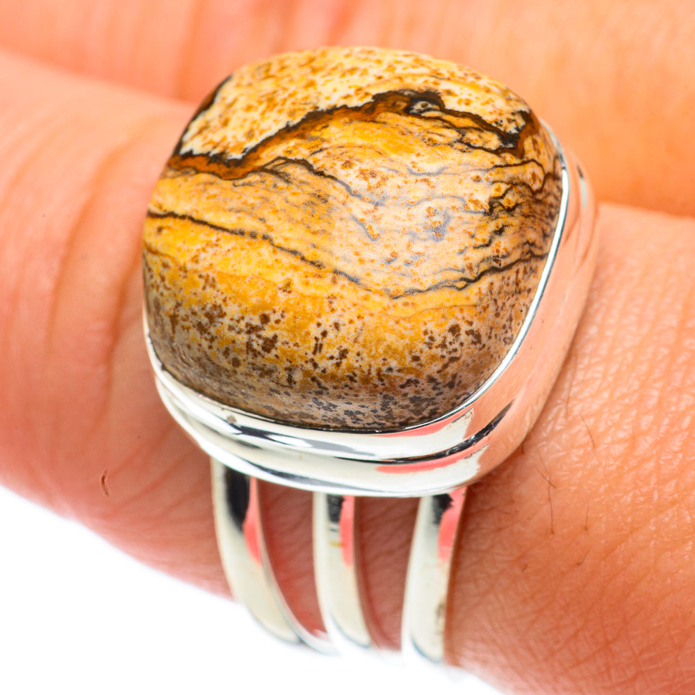 Picture Jasper Rings handcrafted by Anasilvercos - RING64191