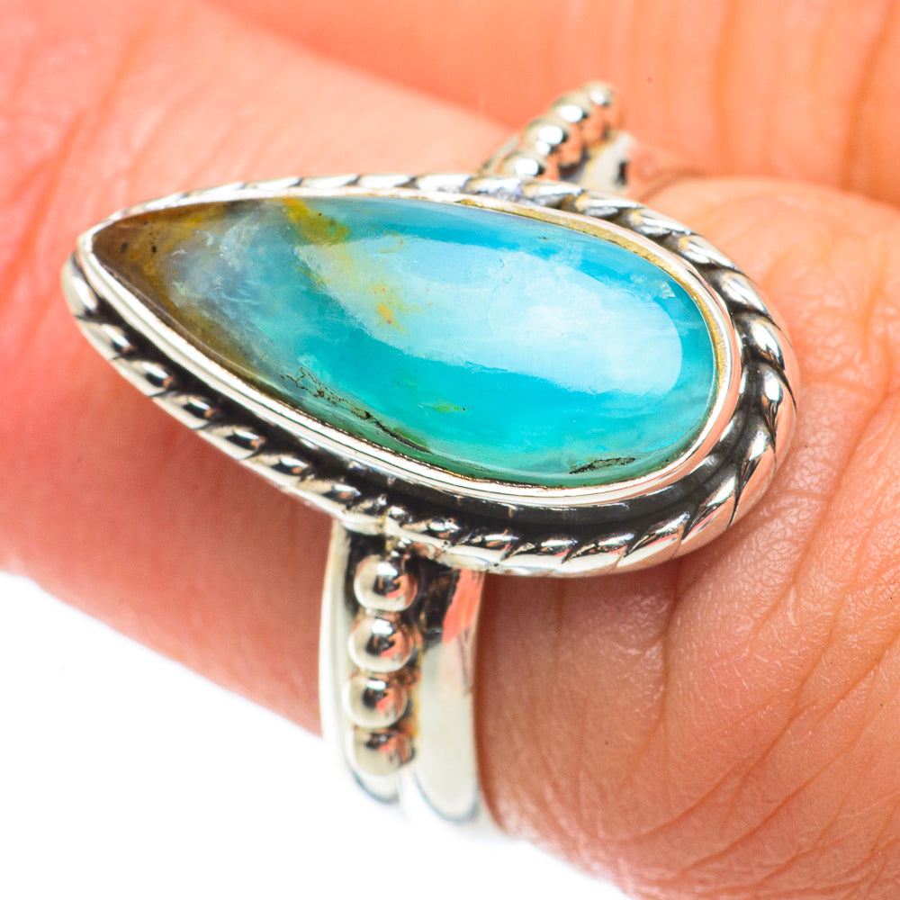 Peruvian Opal Rings handcrafted by Anasilvercos - RING64211