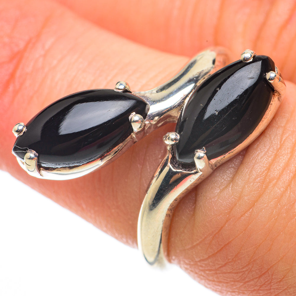 Black Onyx Rings handcrafted by Anasilvercos - RING64229