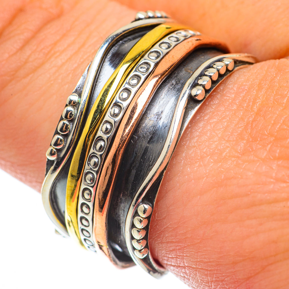 Meditation Spinner Rings handcrafted by Anasilvercos - RING64246