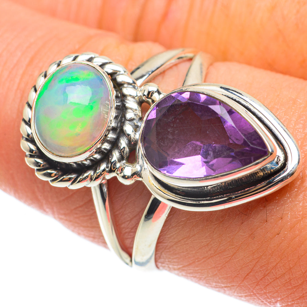 Amethyst Rings handcrafted by Anasilvercos - RING64250