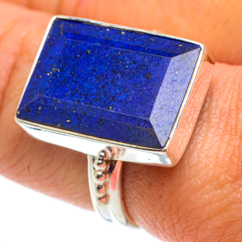 Lapis Lazuli Rings handcrafted by Anasilvercos - RING64254