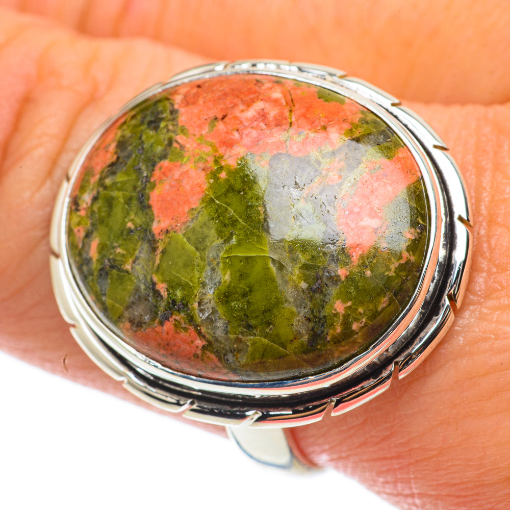 Unakite Rings handcrafted by Anasilvercos - RING64257