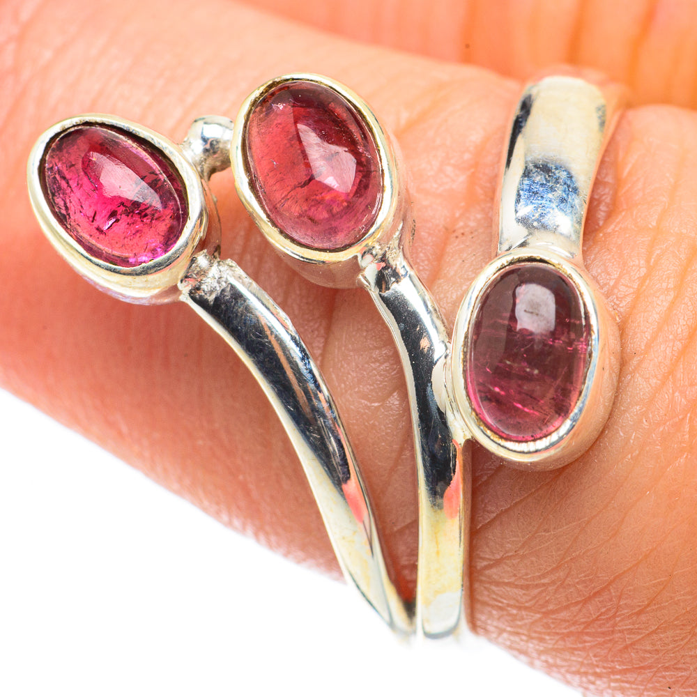 Pink Tourmaline Rings handcrafted by Anasilvercos - RING64262