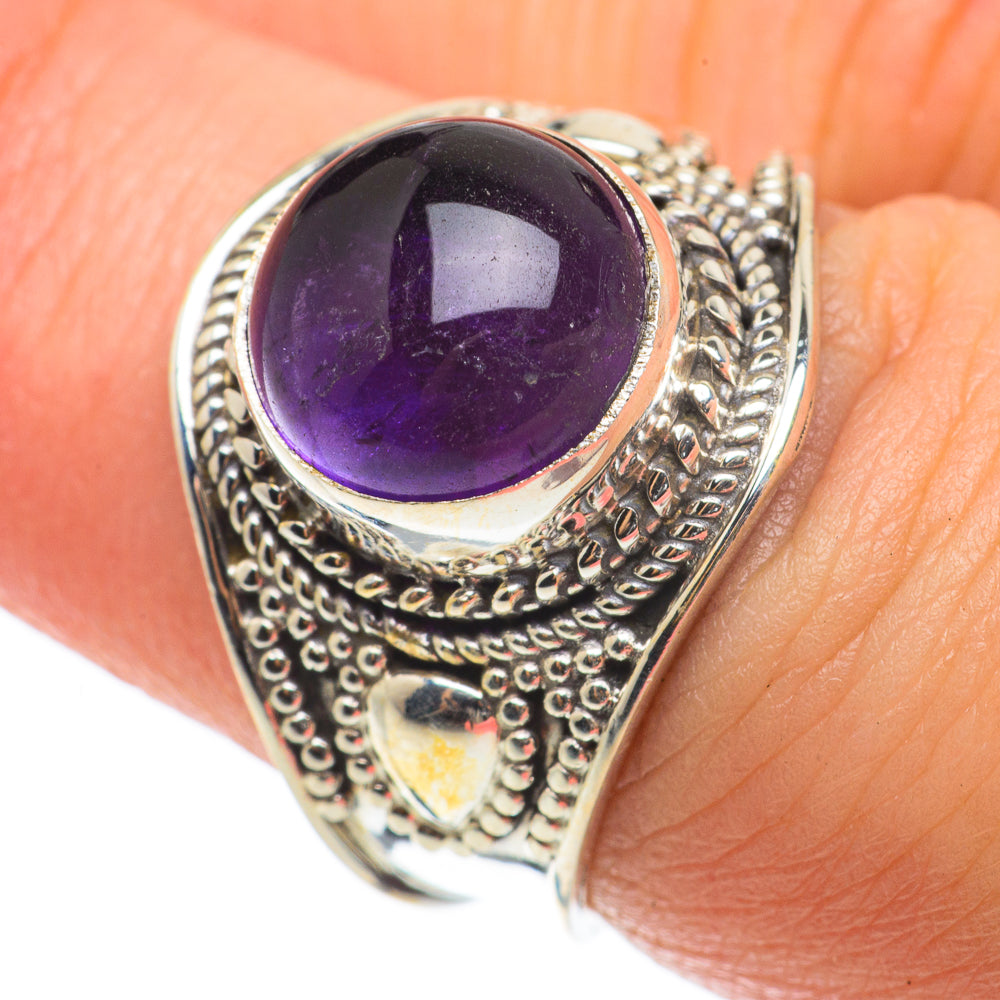 Amethyst Rings handcrafted by Anasilvercos - RING64264