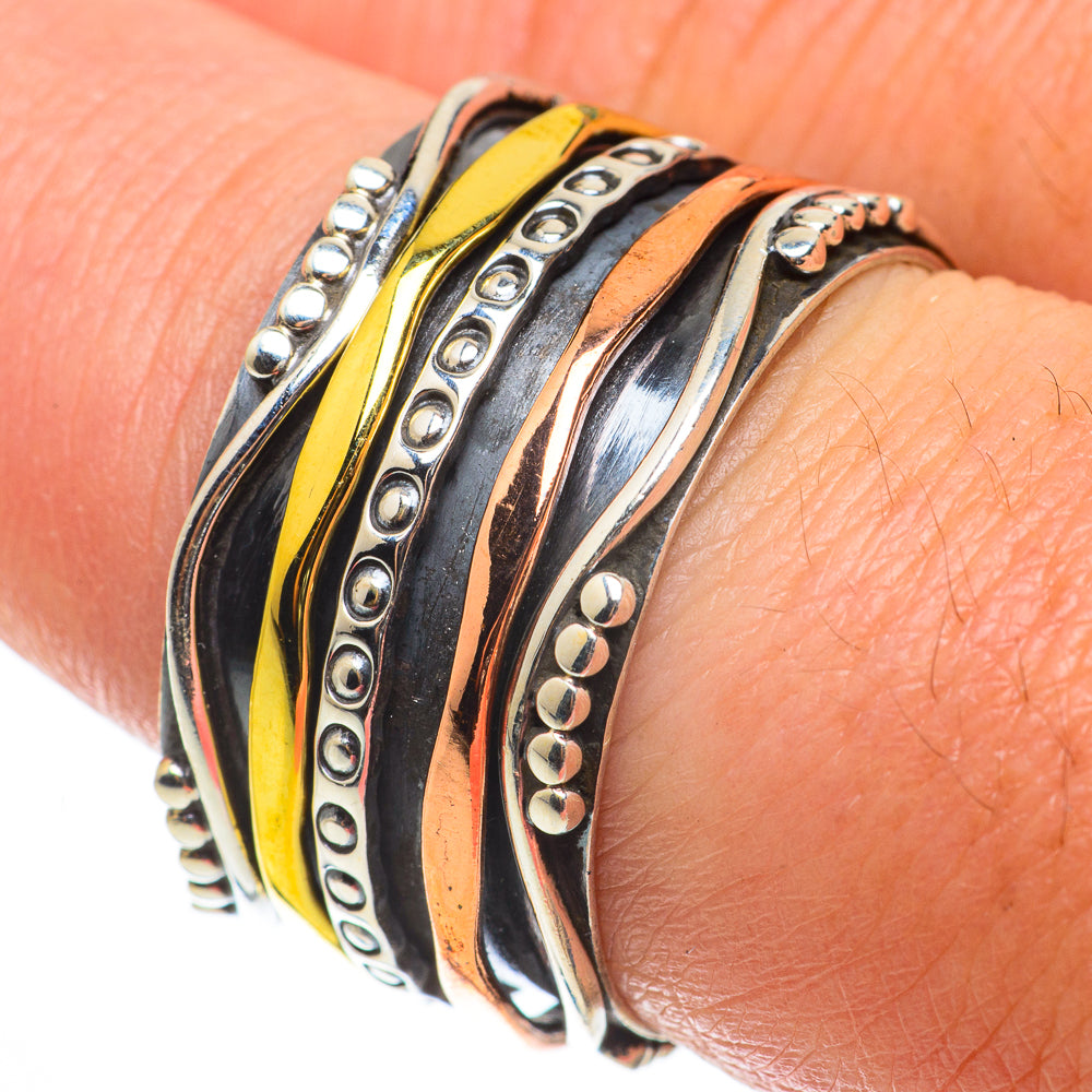 Meditation Spinner Rings handcrafted by Anasilvercos - RING64267