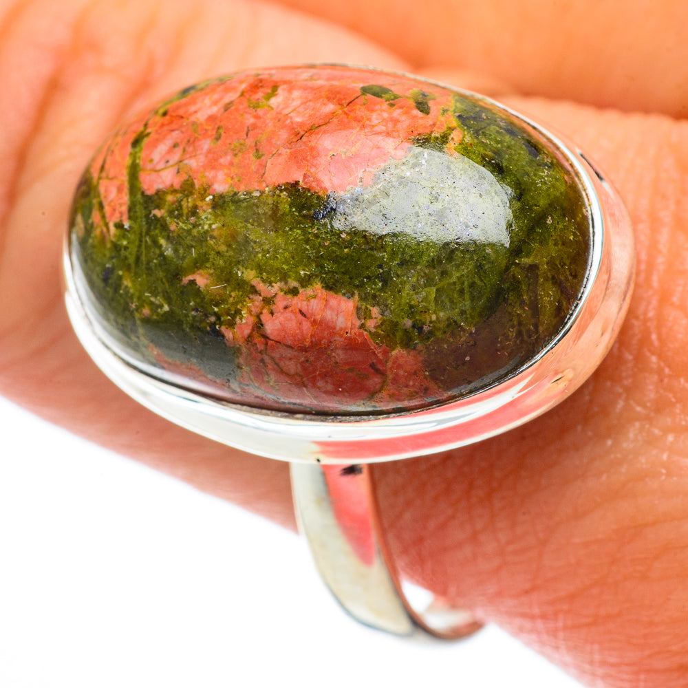 Unakite Rings handcrafted by Anasilvercos - RING64276