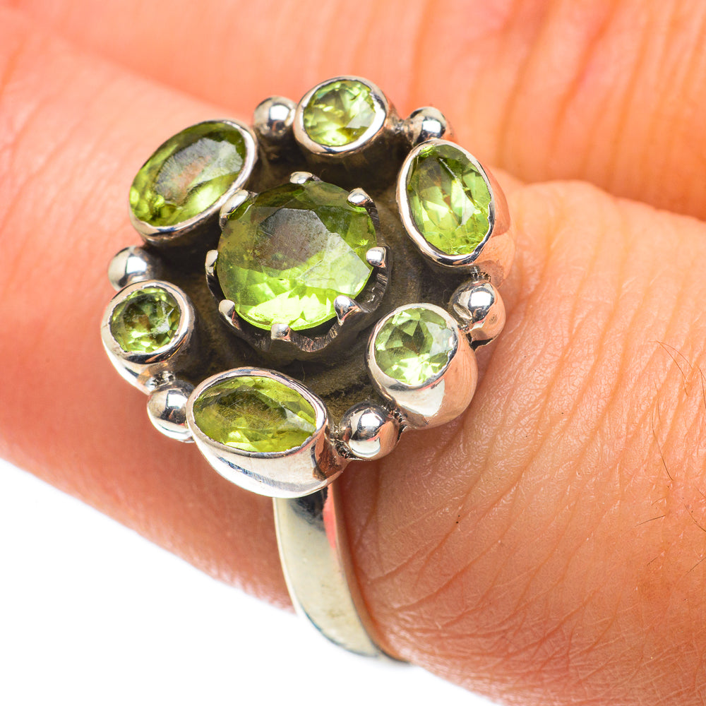 Peridot Rings handcrafted by Anasilvercos - RING64296