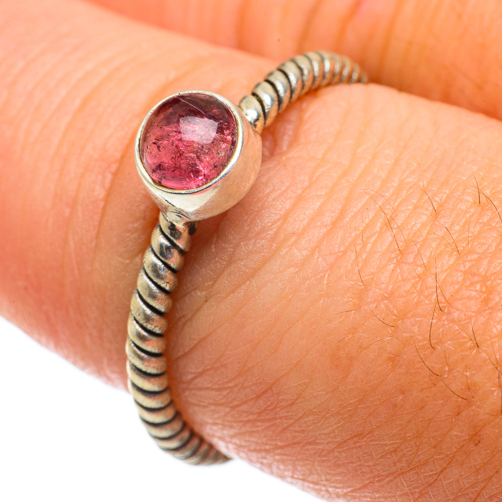 Pink Tourmaline Rings handcrafted by Anasilvercos - RING64303