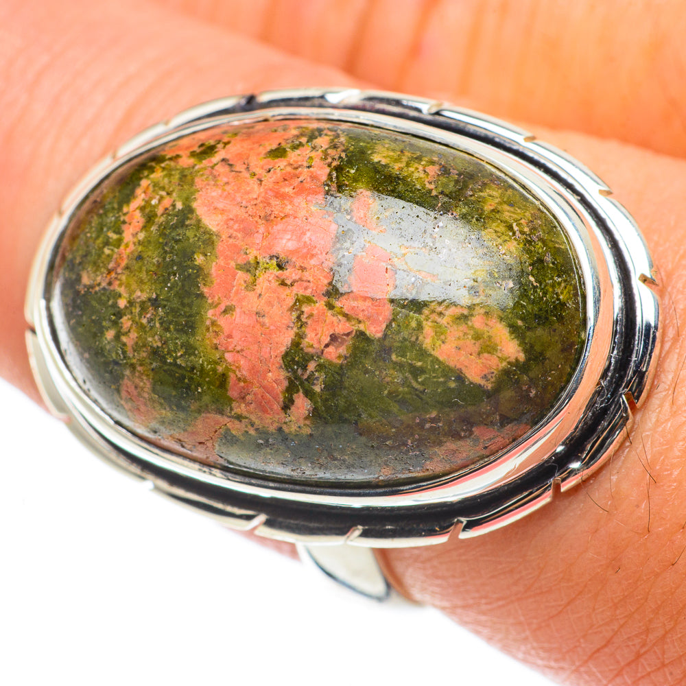 Unakite Rings handcrafted by Anasilvercos - RING64310
