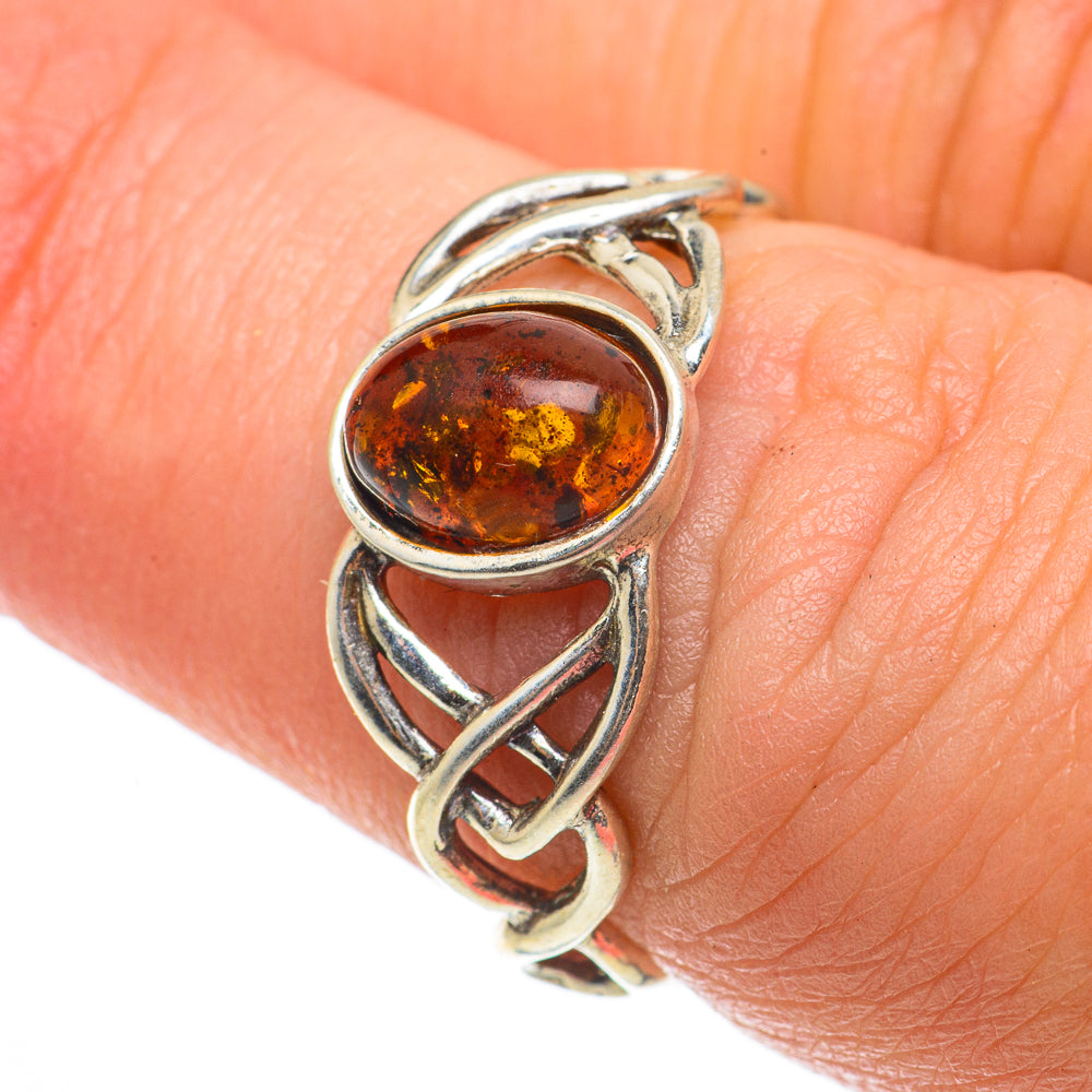 Baltic Amber Rings handcrafted by Anasilvercos - RING64314