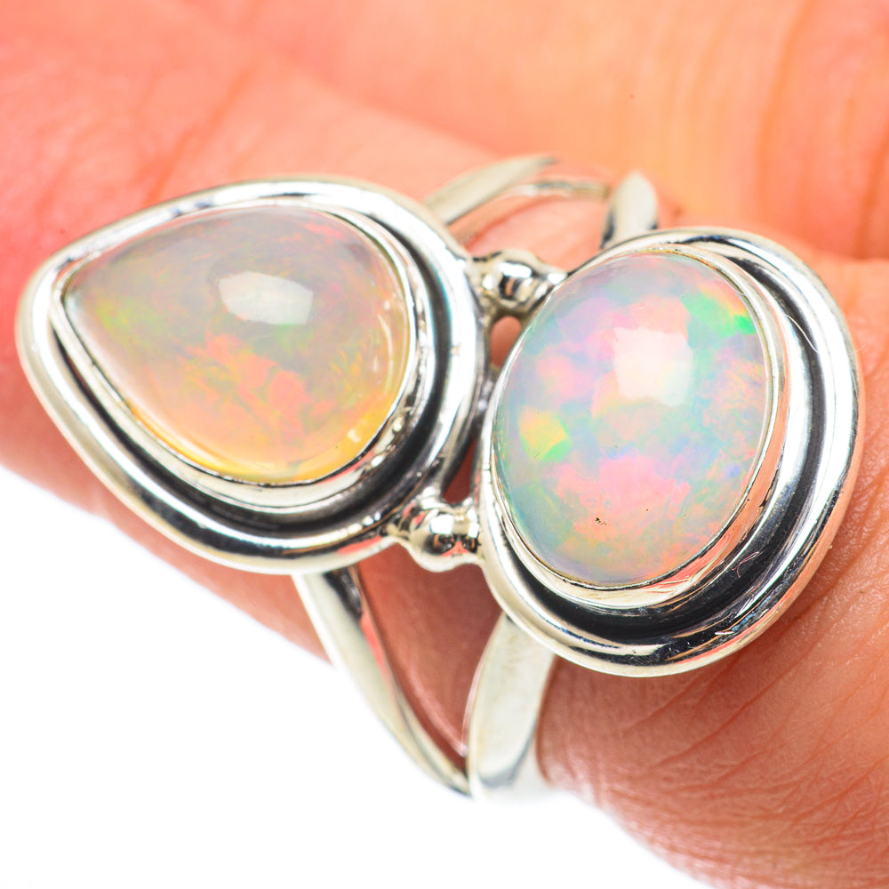 Ethiopian Opal Rings handcrafted by Anasilvercos - RING64321