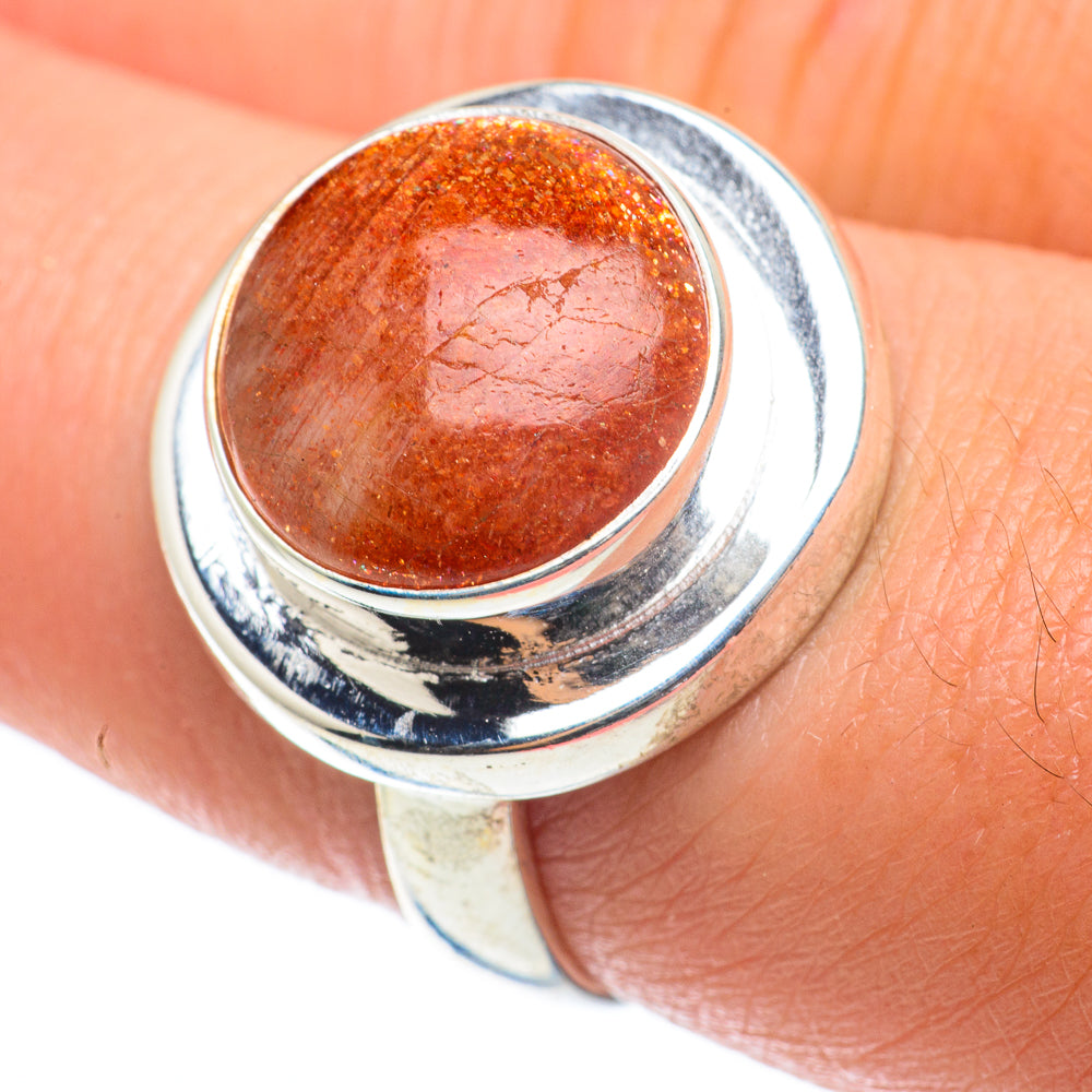 Sunstone Rings handcrafted by Anasilvercos - RING64330