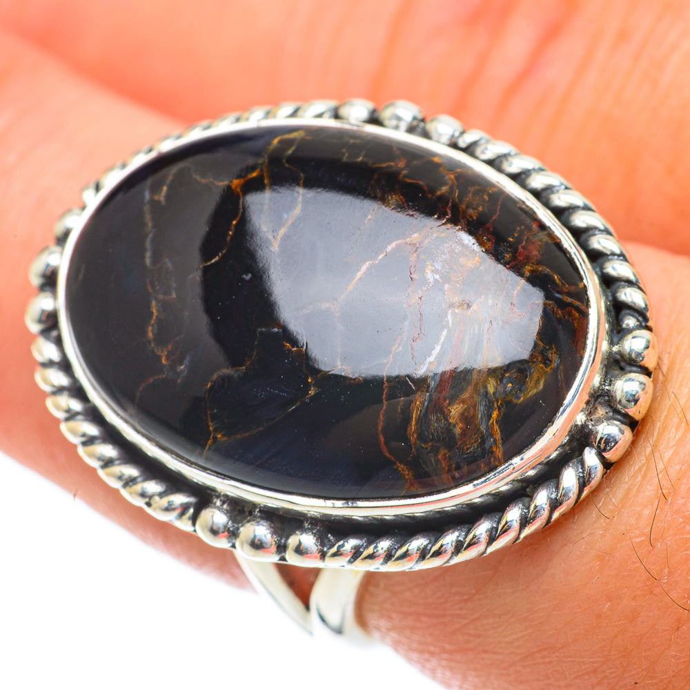 Pietersite Rings handcrafted by Anasilvercos - RING64339