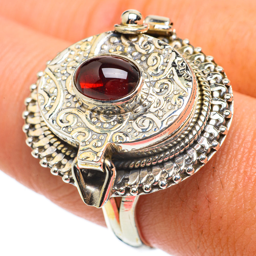 Garnet Rings handcrafted by Anasilvercos - RING64364