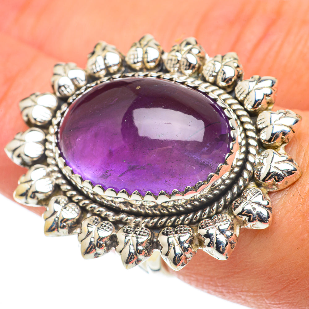 Amethyst Rings handcrafted by Anasilvercos - RING64367
