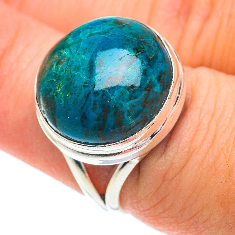 Chrysocolla Rings handcrafted by Anasilvercos - RING64385