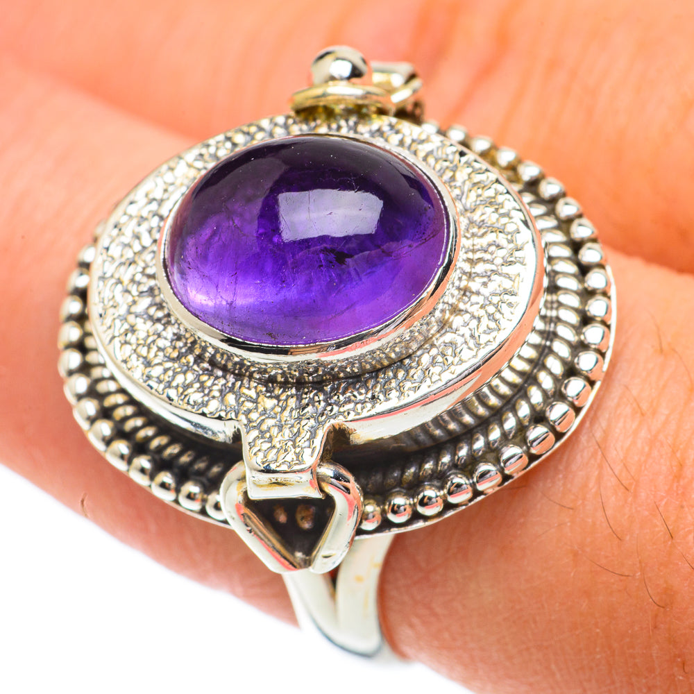 Amethyst Rings handcrafted by Anasilvercos - RING64397