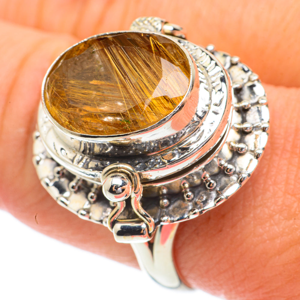 Rutilated Quartz Rings handcrafted by Anasilvercos - RING64399