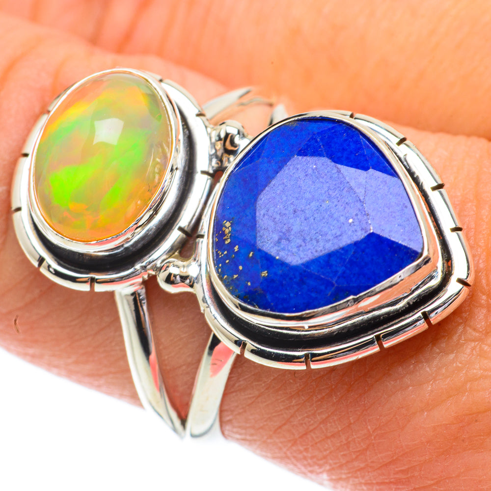 Lapis Lazuli Rings handcrafted by Anasilvercos - RING64406