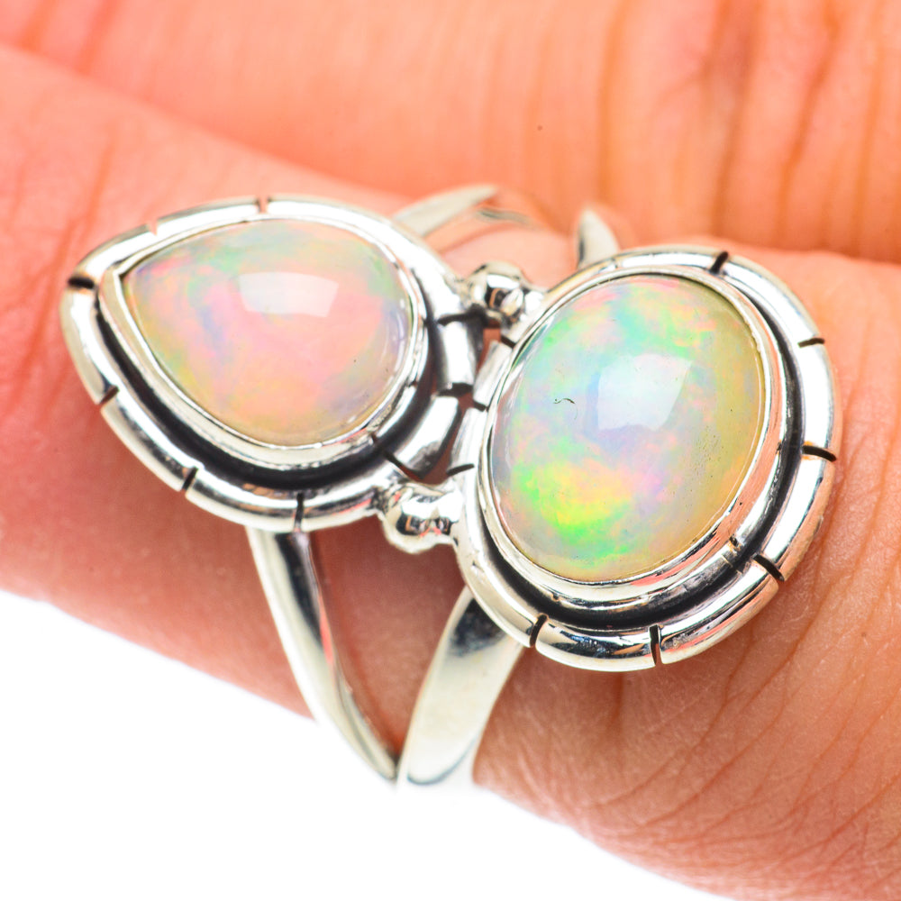 Ethiopian Opal Rings handcrafted by Anasilvercos - RING64408