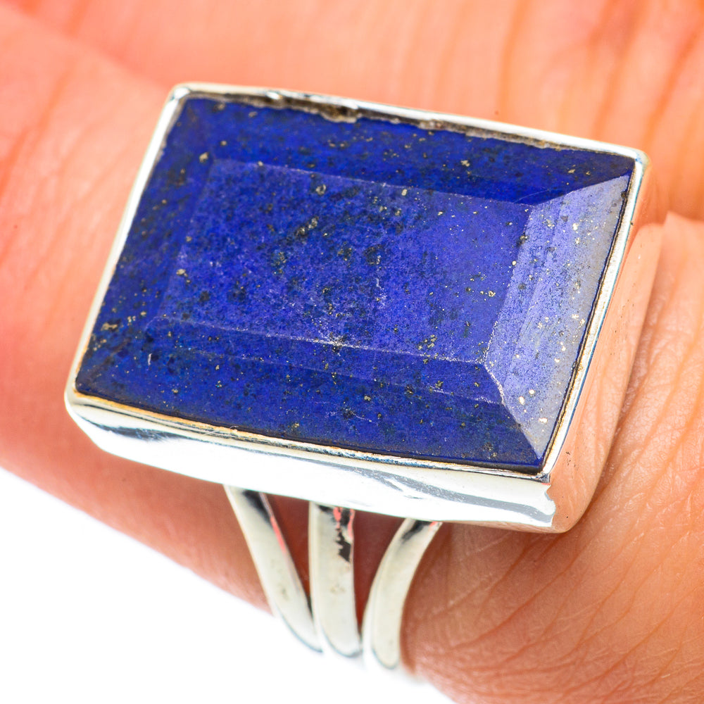 Lapis Lazuli Rings handcrafted by Anasilvercos - RING64437
