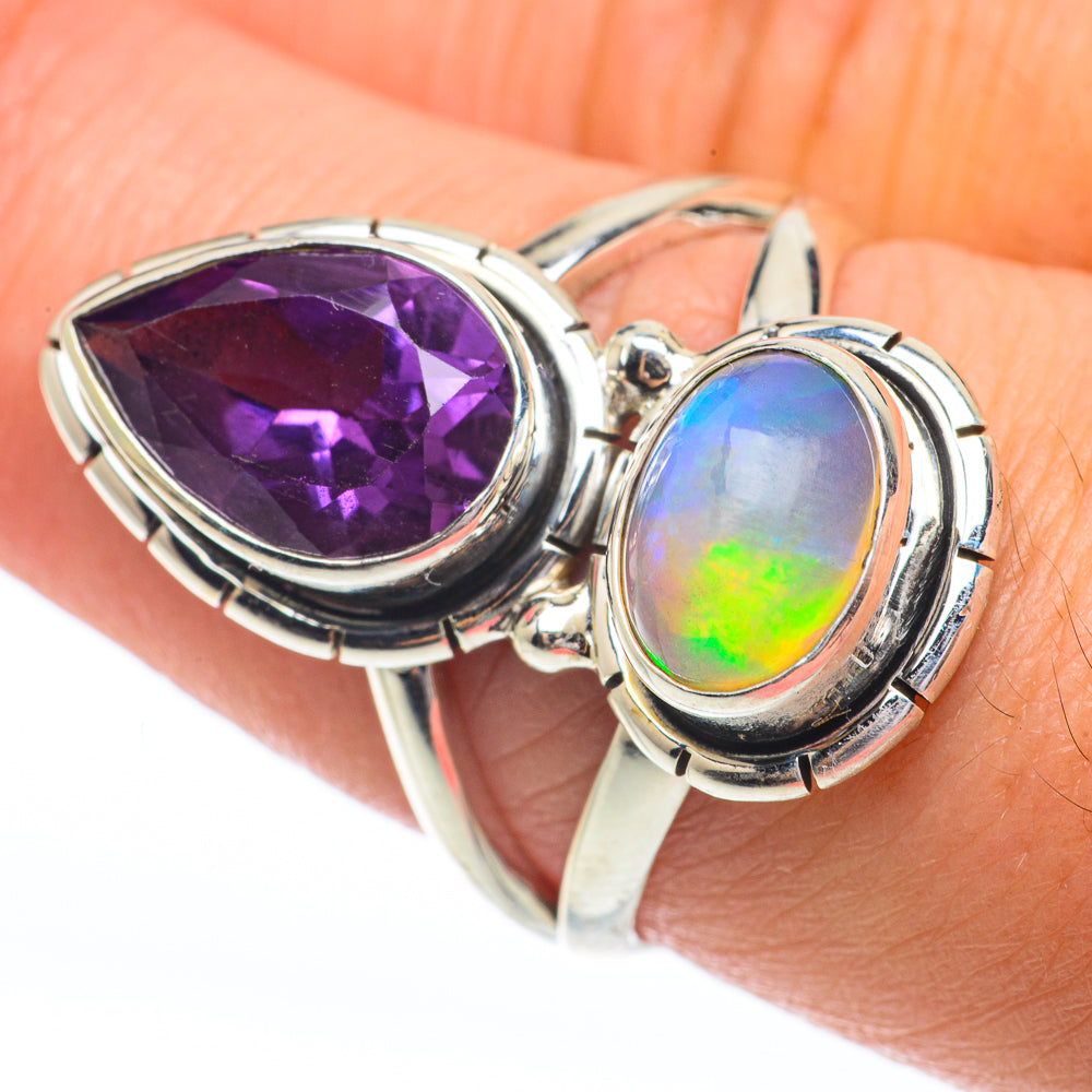 Amethyst Rings handcrafted by Anasilvercos - RING64455
