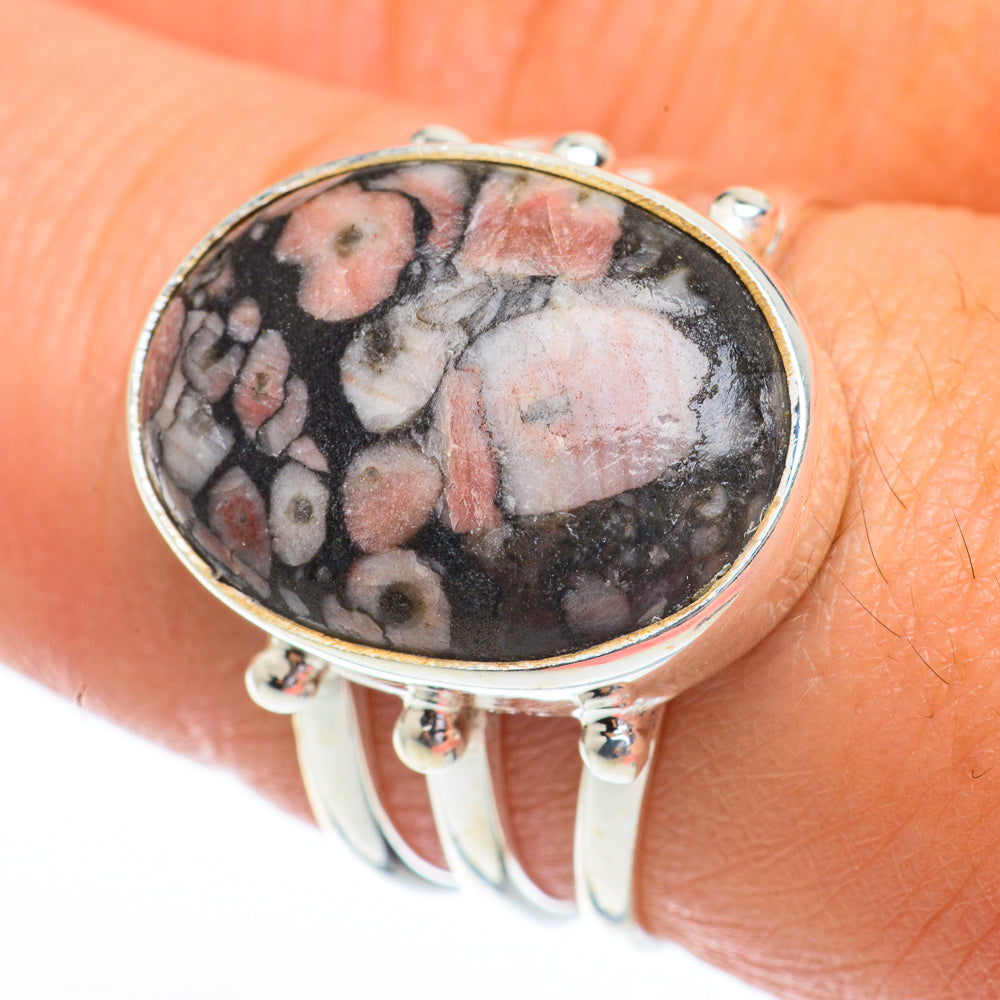 Crinoid Fossil Rings handcrafted by Anasilvercos - RING64463