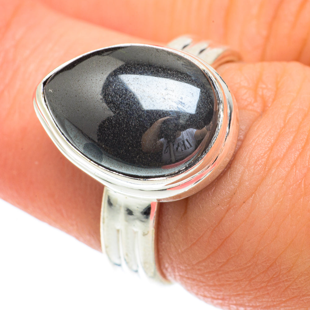 Hematite Rings handcrafted by Anasilvercos - RING64478