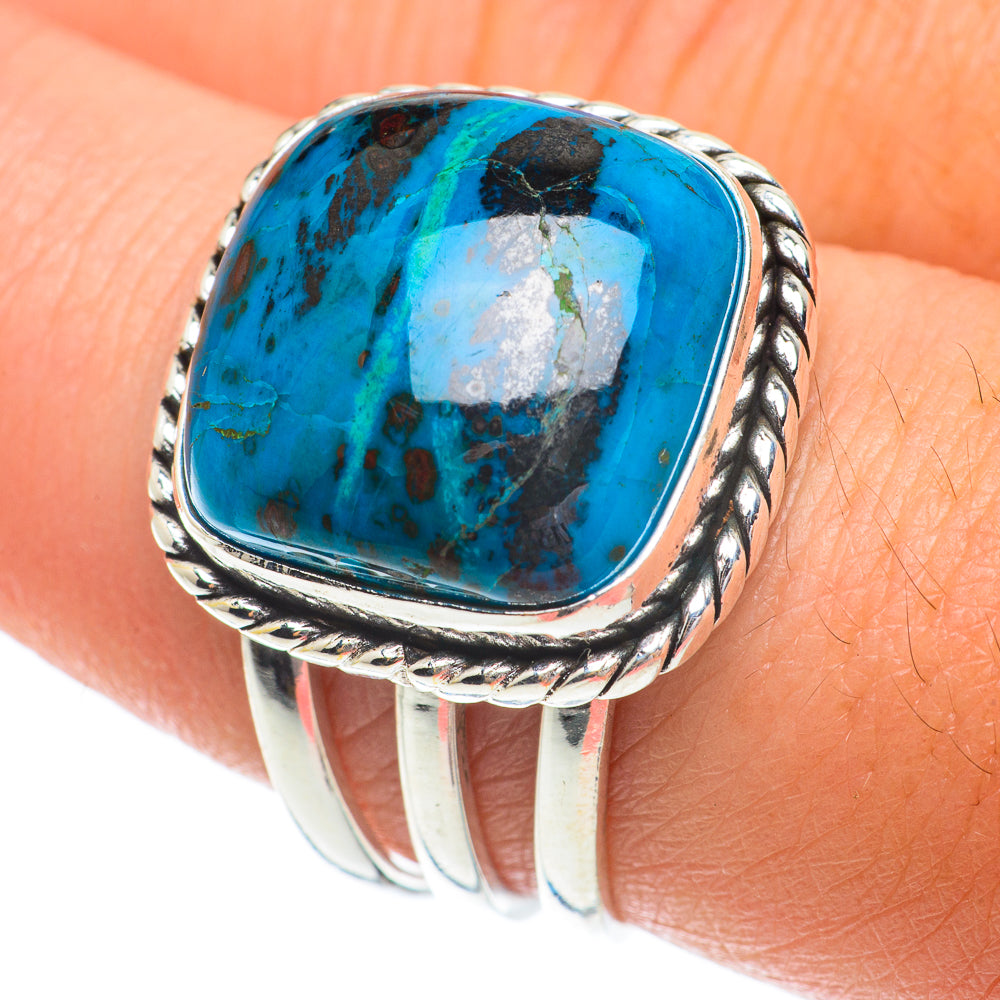 Shattuckite Rings handcrafted by Anasilvercos - RING64481