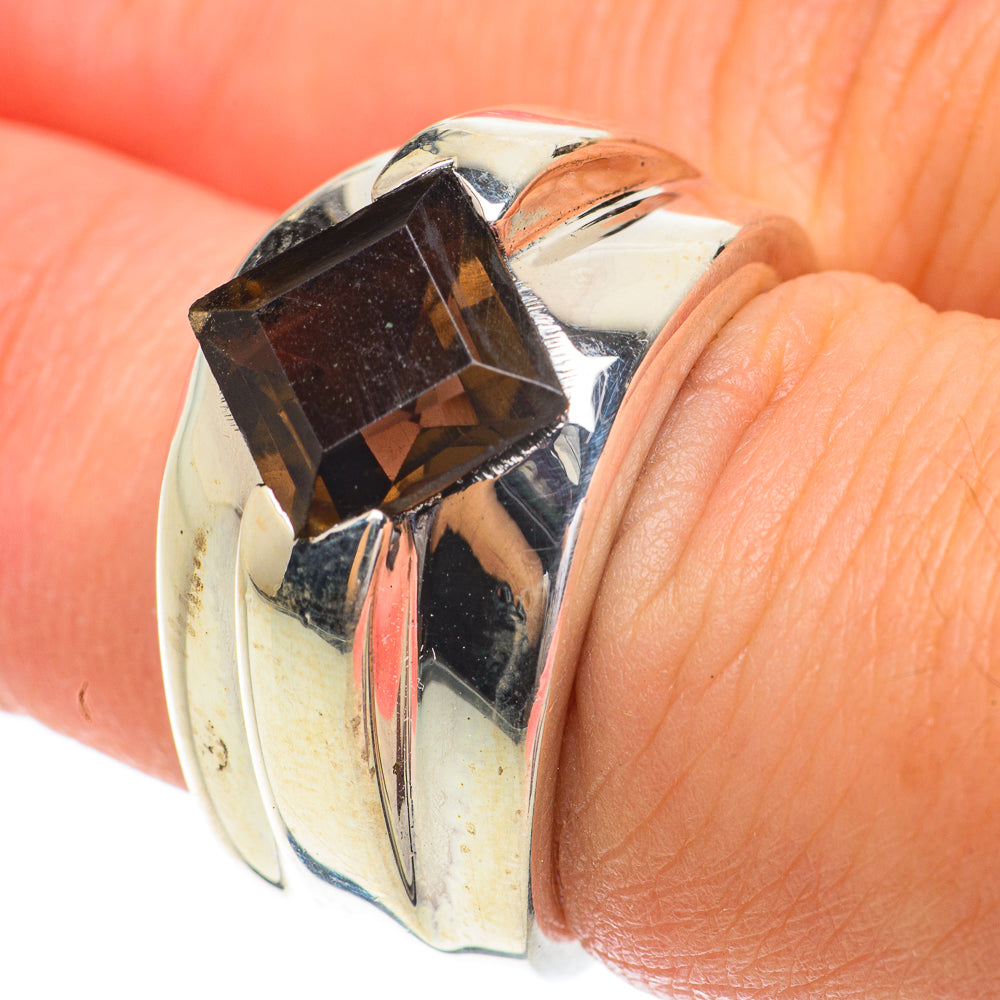 Smoky Quartz Rings handcrafted by Anasilvercos - RING64487