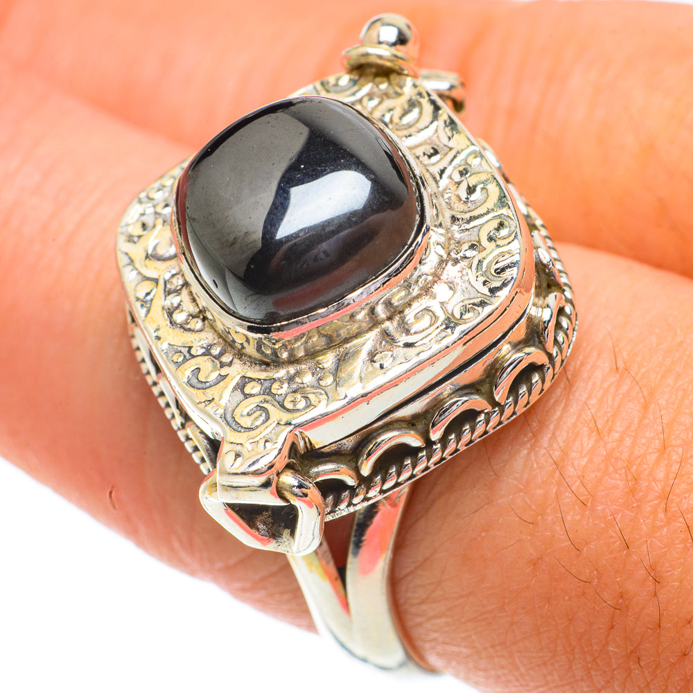 Hematite Rings handcrafted by Anasilvercos - RING64497