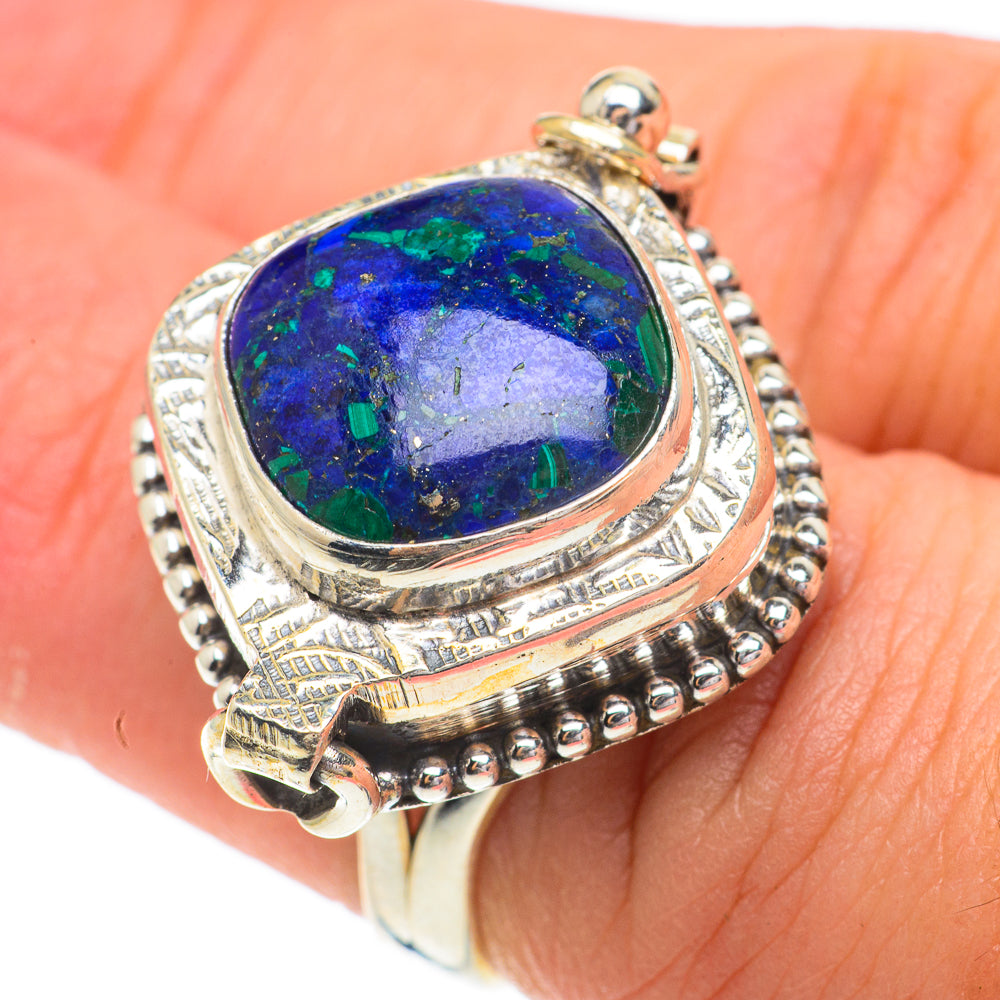 Azurite Rings handcrafted by Anasilvercos - RING64512