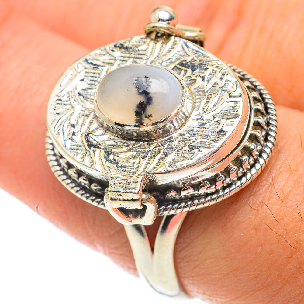Dendritic Opal Rings handcrafted by Anasilvercos - RING64531