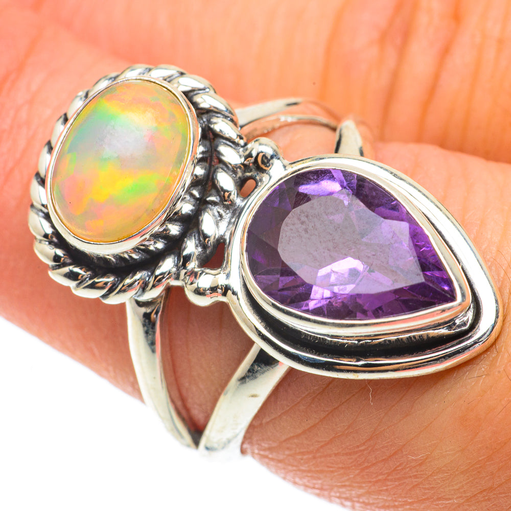 Amethyst Rings handcrafted by Anasilvercos - RING64551
