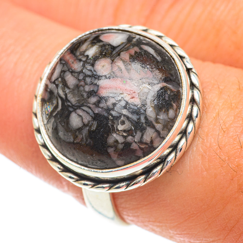 Crinoid Fossil Rings handcrafted by Anasilvercos - RING64575