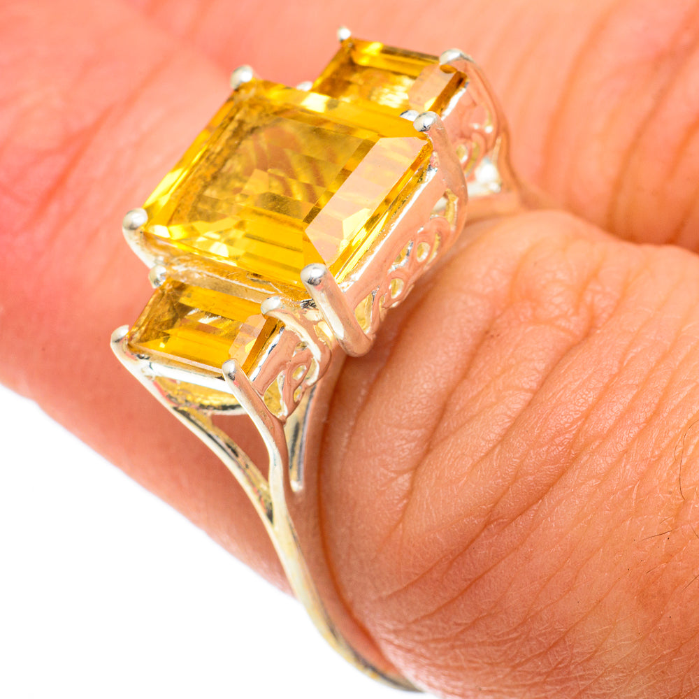 Citrine Rings handcrafted by Anasilvercos - RING64577