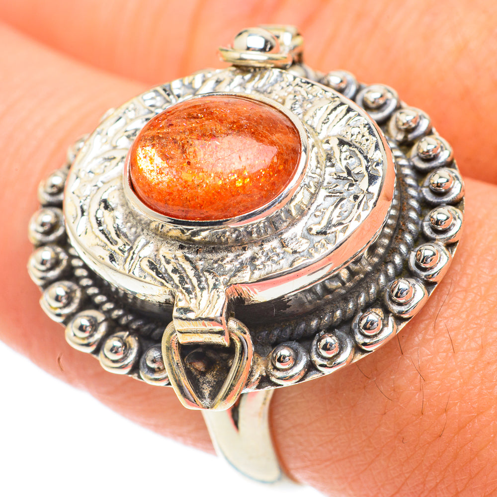 Sunstone Rings handcrafted by Anasilvercos - RING64580