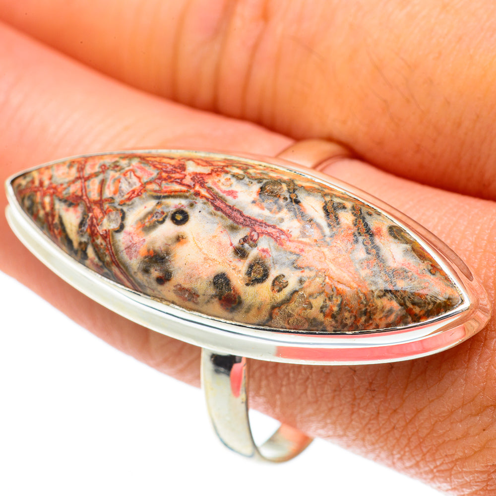 Poppy Jasper Rings handcrafted by Anasilvercos - RING64603