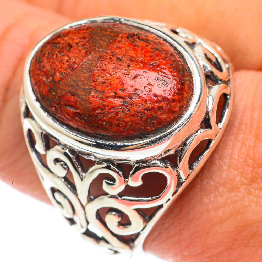 Dinosaur Bone Rings handcrafted by Anasilvercos - RING64606