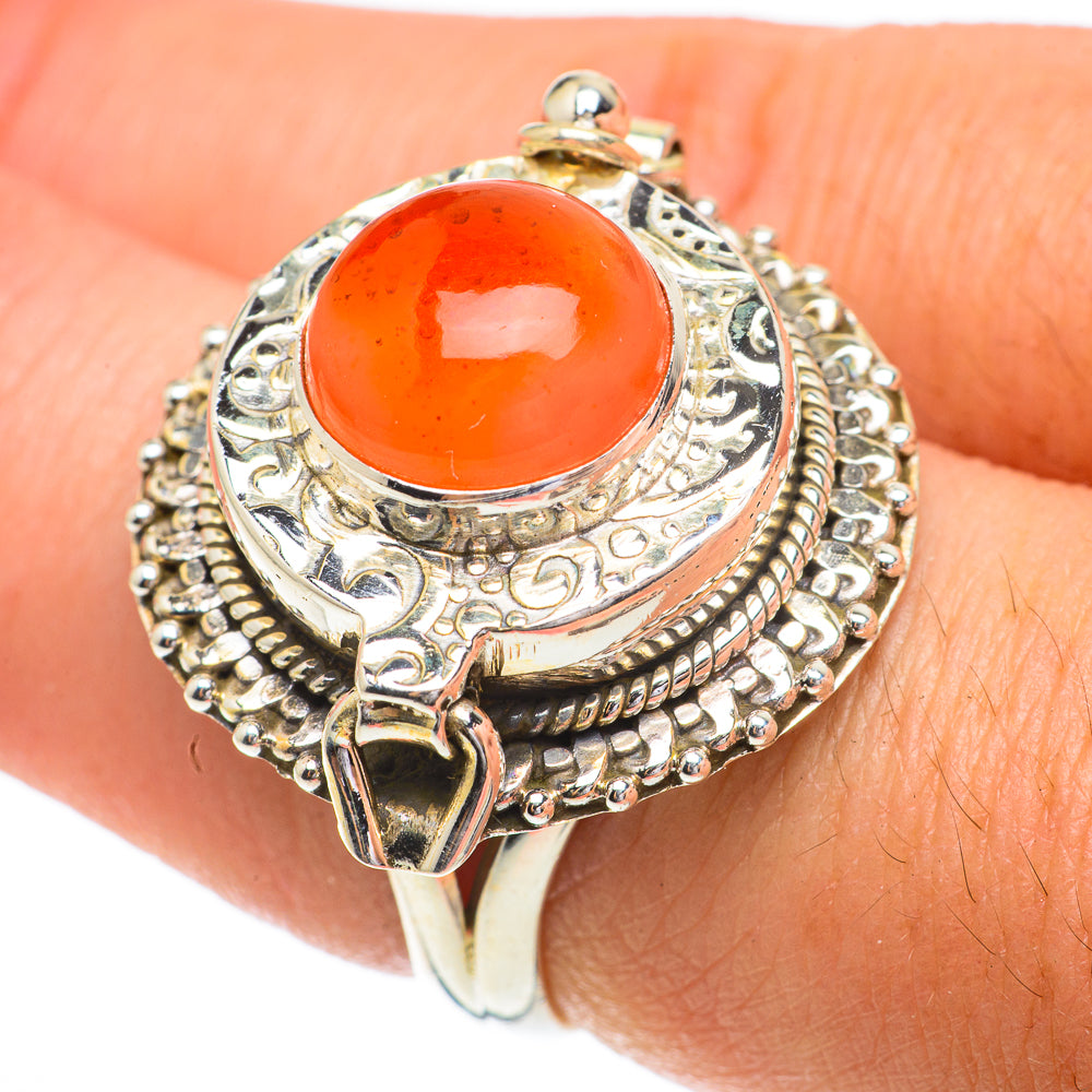 Carnelian Rings handcrafted by Anasilvercos - RING64608