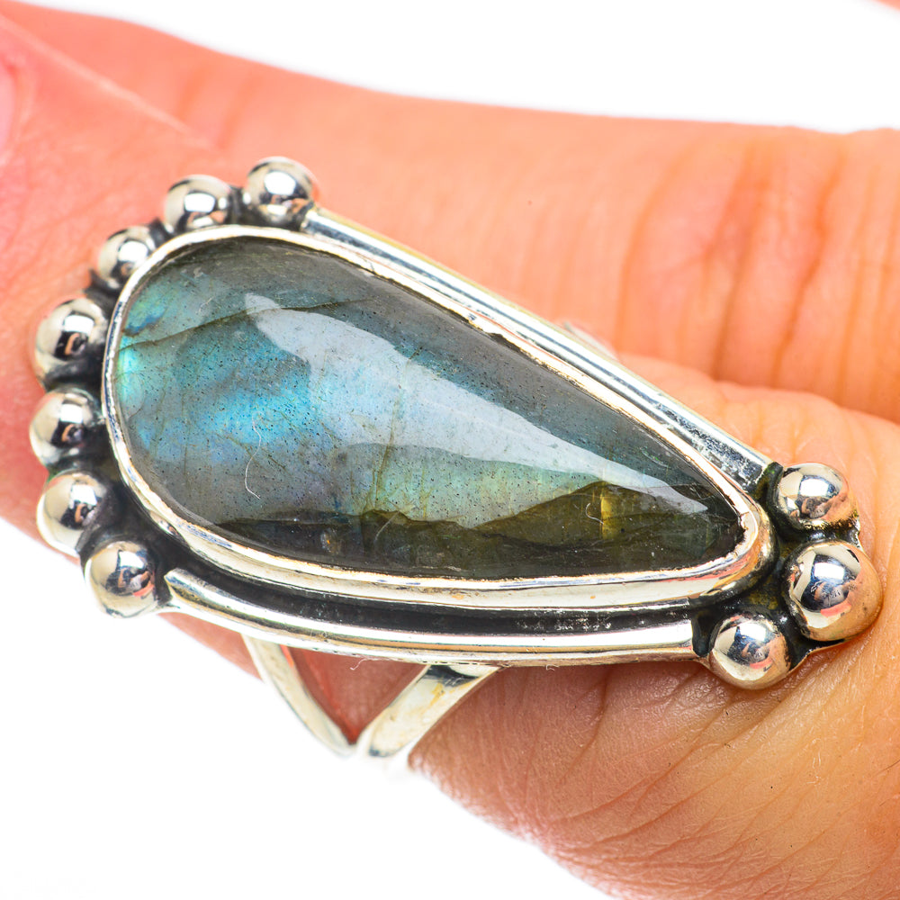 Labradorite Rings handcrafted by Anasilvercos - RING64620