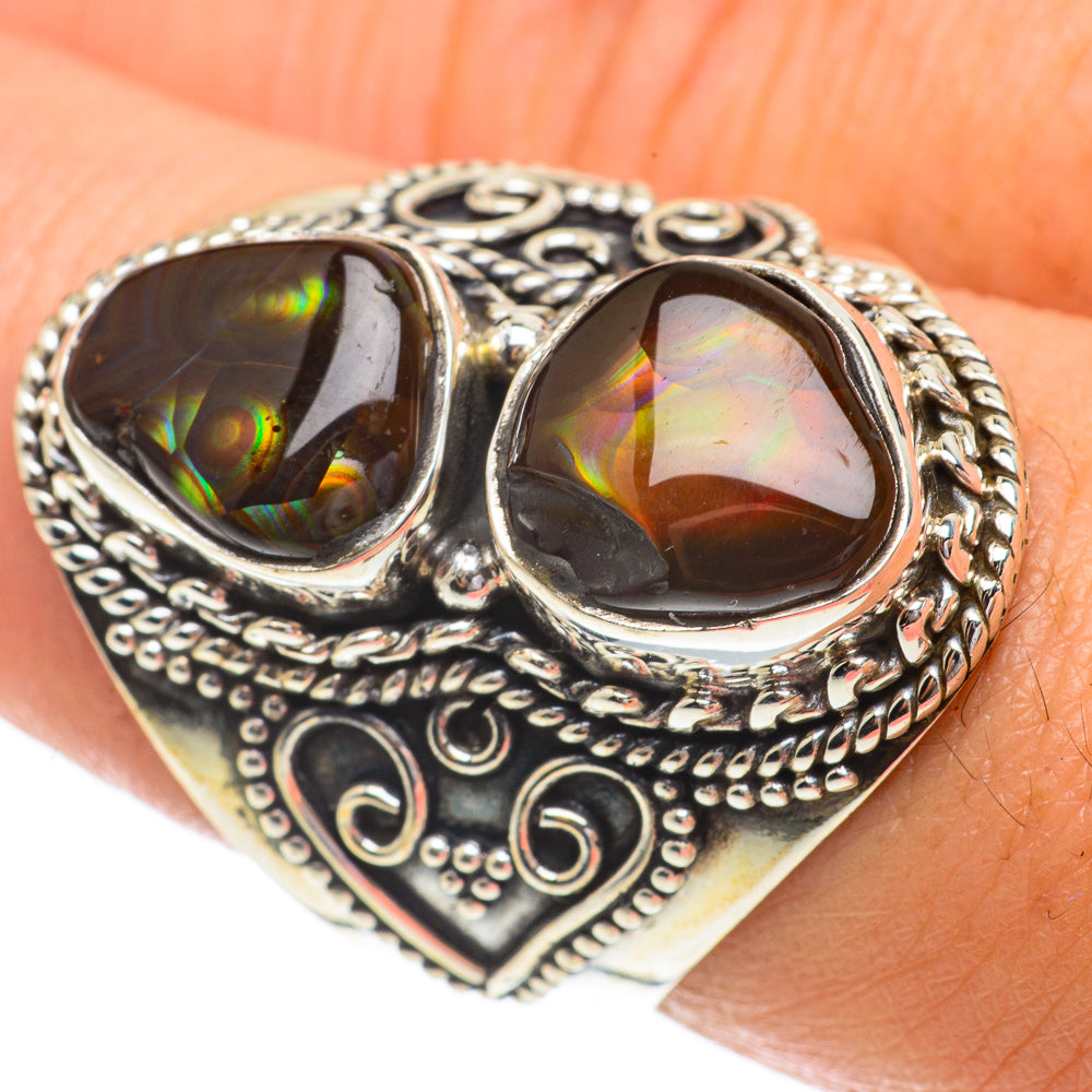 Mexican Fire Agate Rings handcrafted by Anasilvercos - RING64628